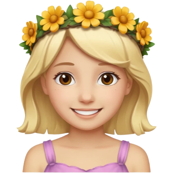 Fille amoureuse blonde emoji