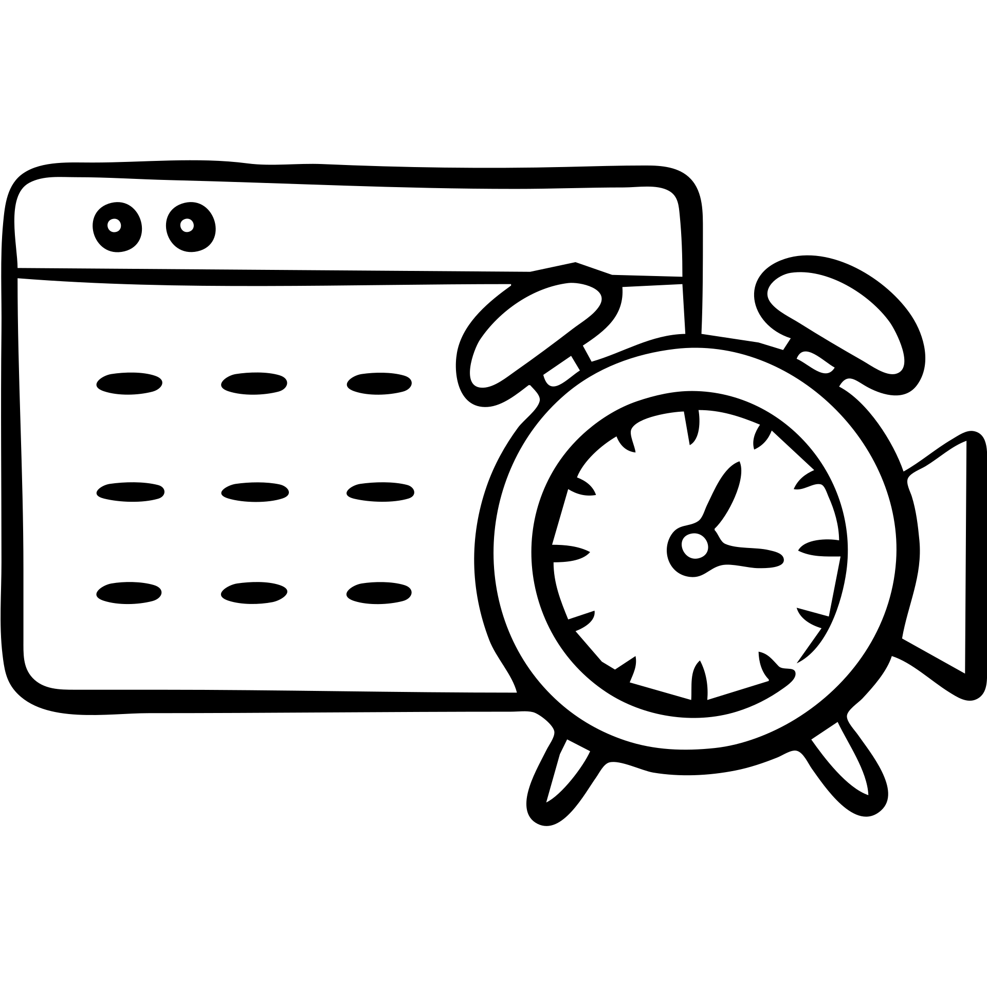 Hand-drawn style icon combining calendar, timer, and video camera elements emoji