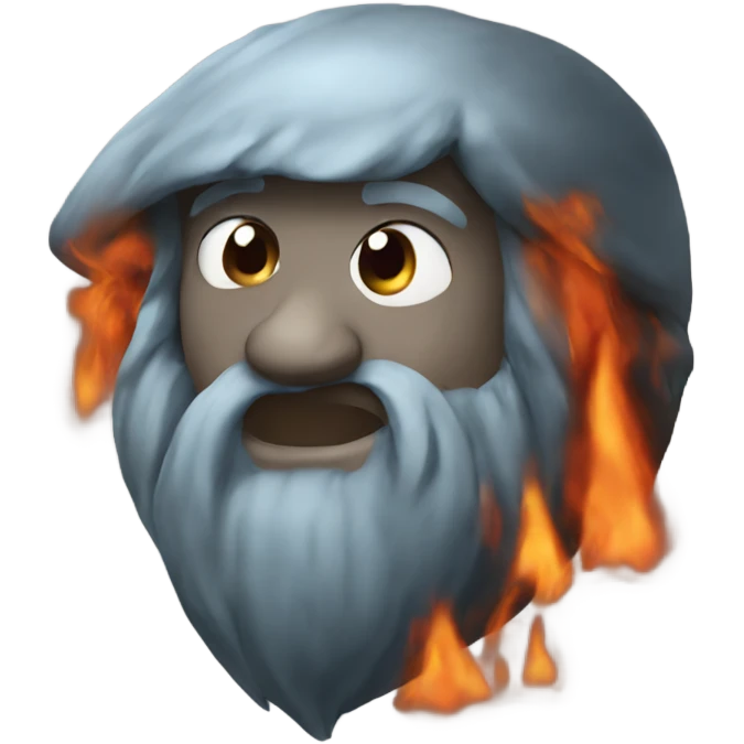 An ember emoji