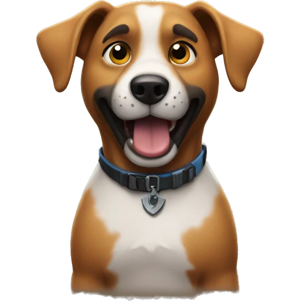 Dog playing Fortnite  emoji