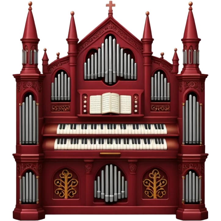 dark red pipe organ emoji