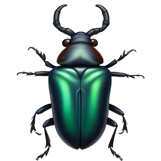 Beetles with one horn emoji