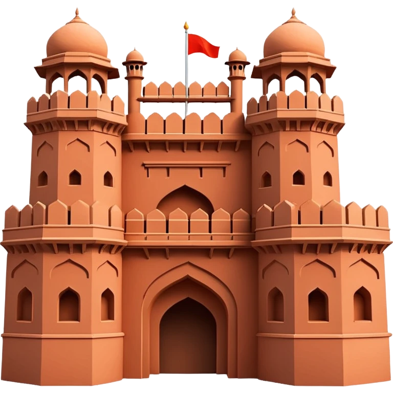 Red fort emoji