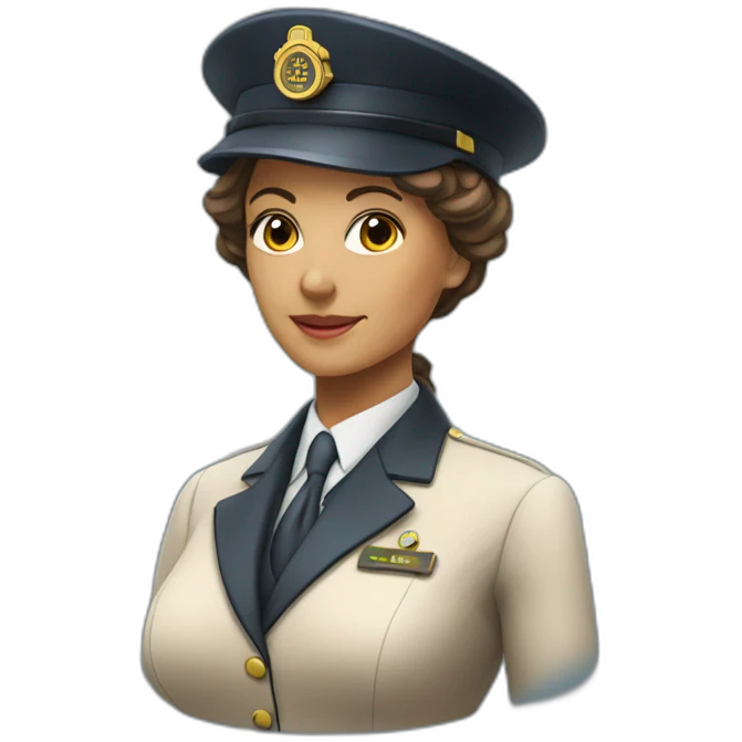 stationmaster woman cybersecurity emoji