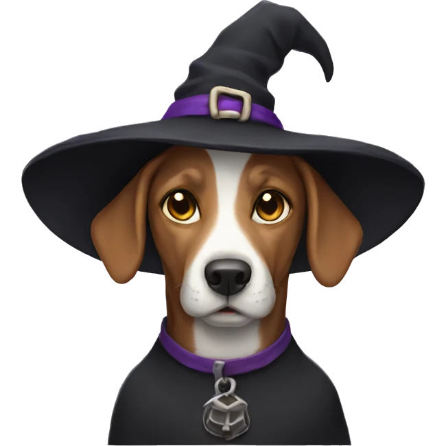 Dog witch  emoji