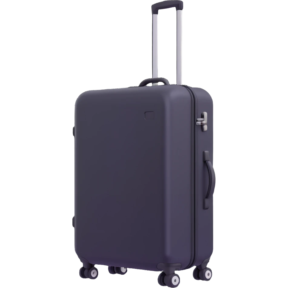 A suitcase with wheels emoji
