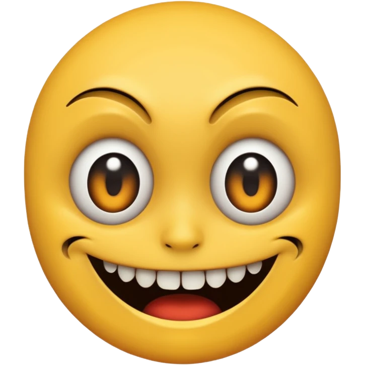 creepy smile  emoji