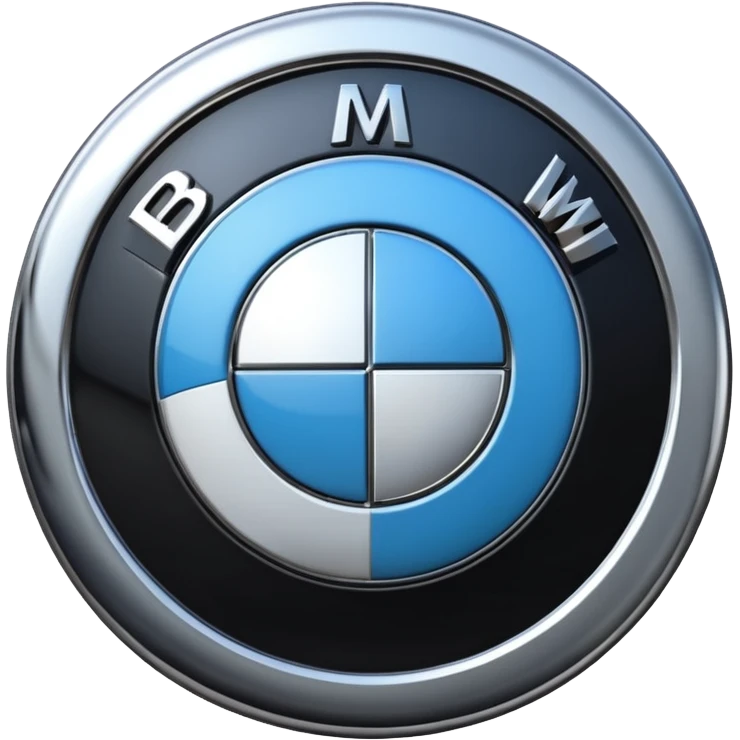 Emoji of BMW logo emoji