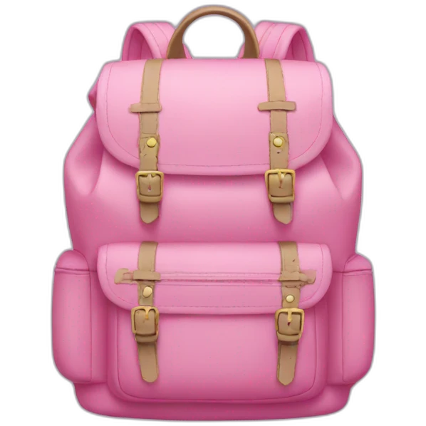 Girly backpack emoji