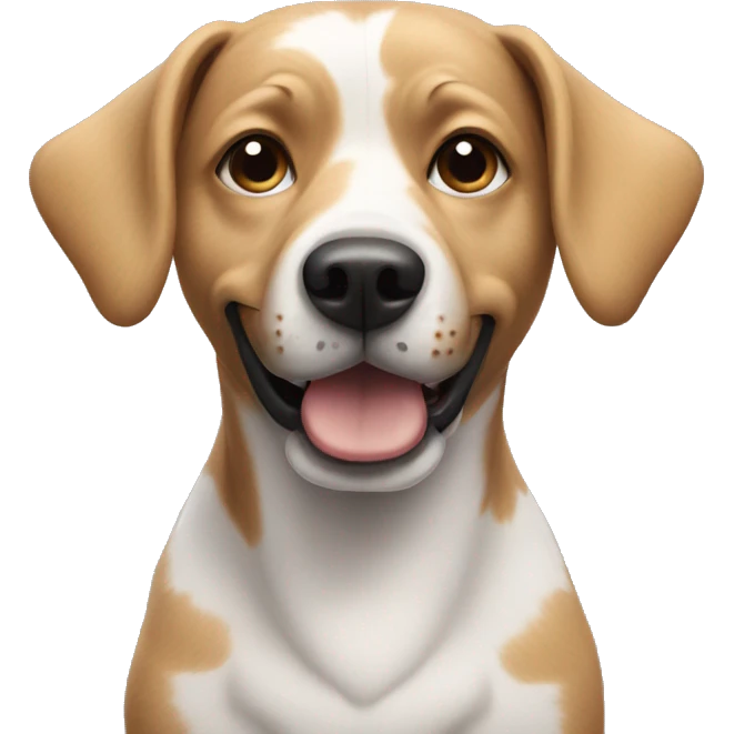 Dog with dots  emoji