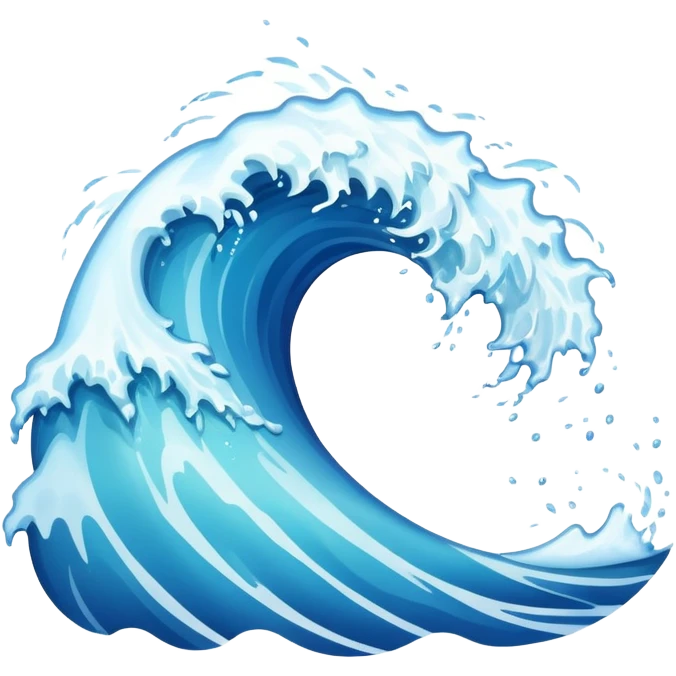 splashing water wave emoji