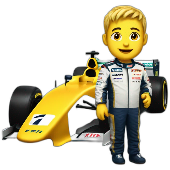 une Formula 1 emoji