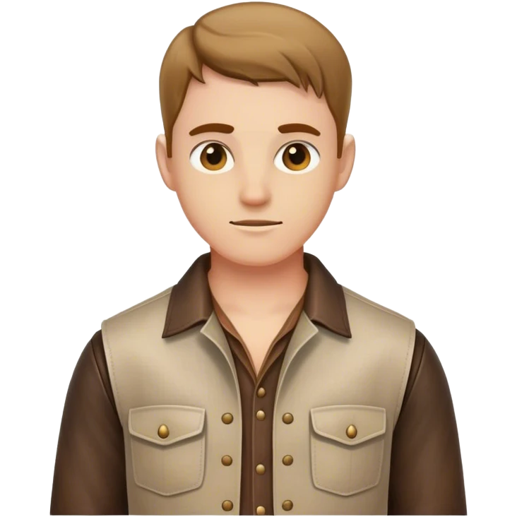 medieval summer outfit male character. clothes only above the waist. emoji