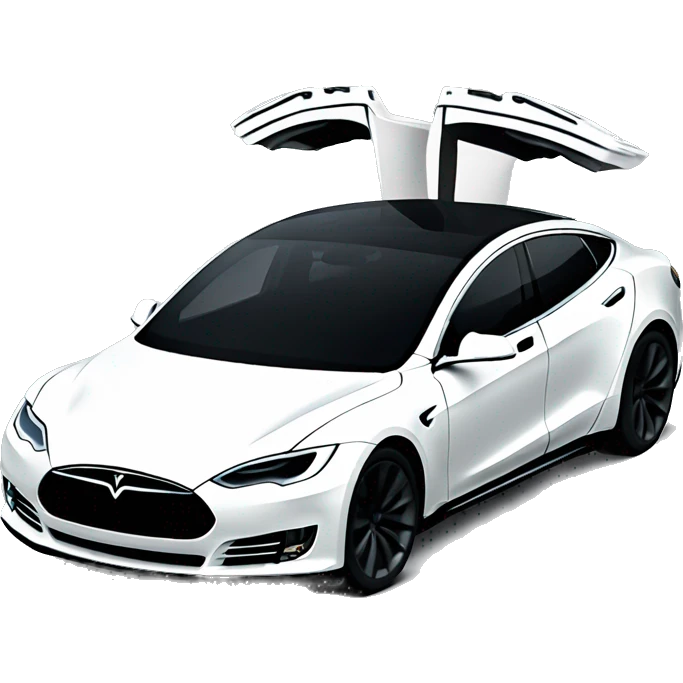 modern Tesla connecte emoji