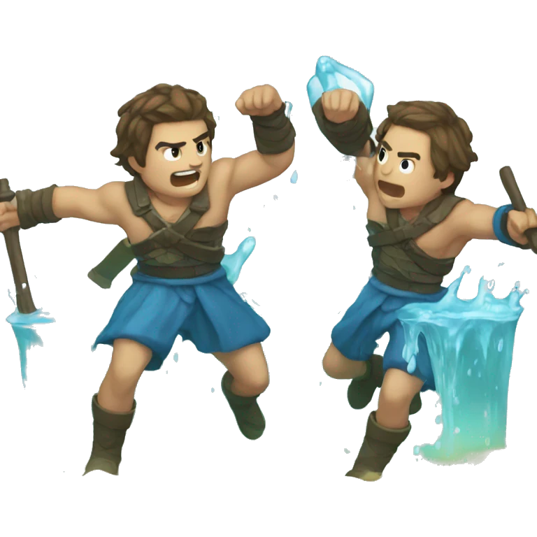 battle of water emoji