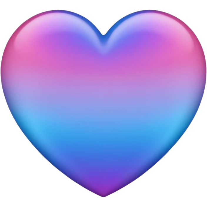 Ombré pink blue purple heart 2016 vibes emoji