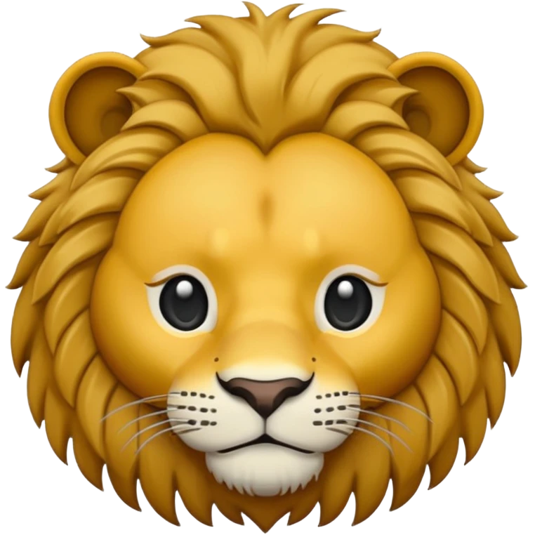 A face of lion roraing in black and white emoji emoji
