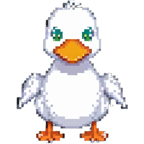 yellow duck with orange beak emoji