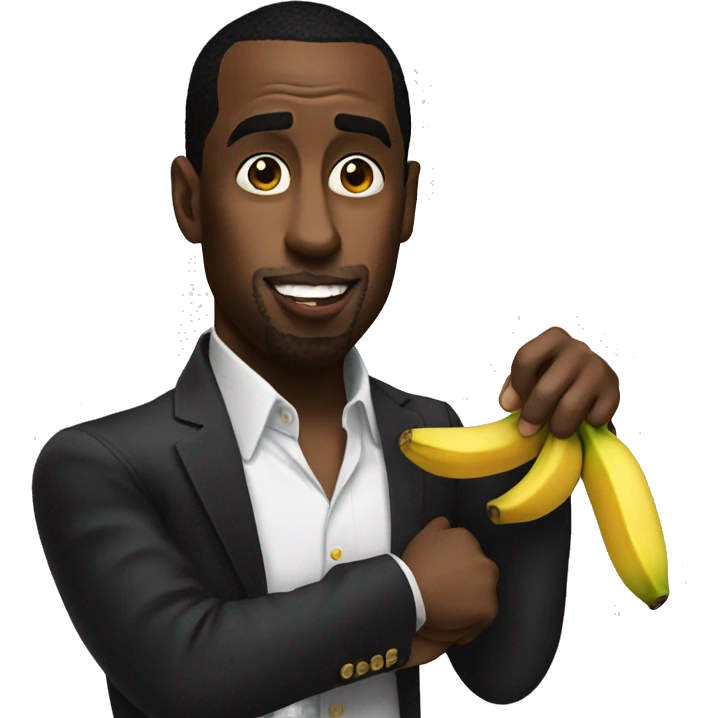 P Diddy Eating A Banana emoji