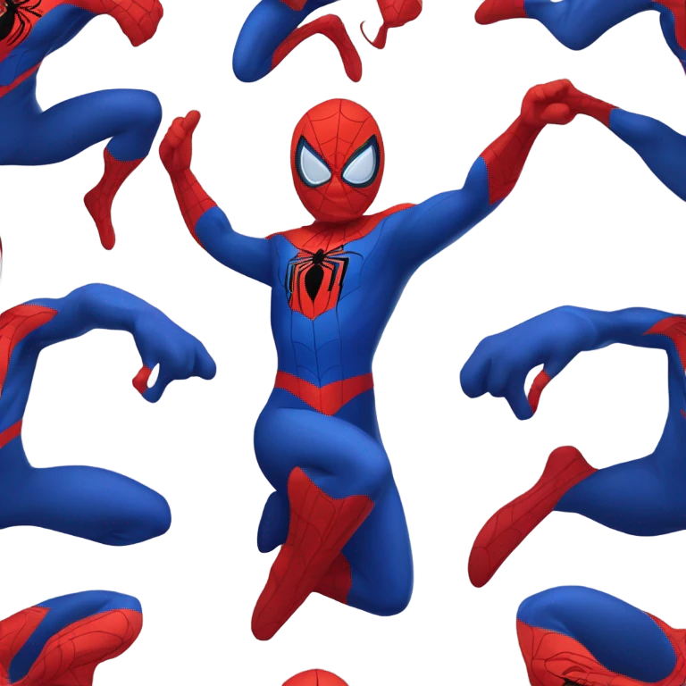 Macron as spider+man emoji