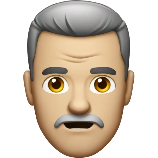 Angry man caucasian emoji