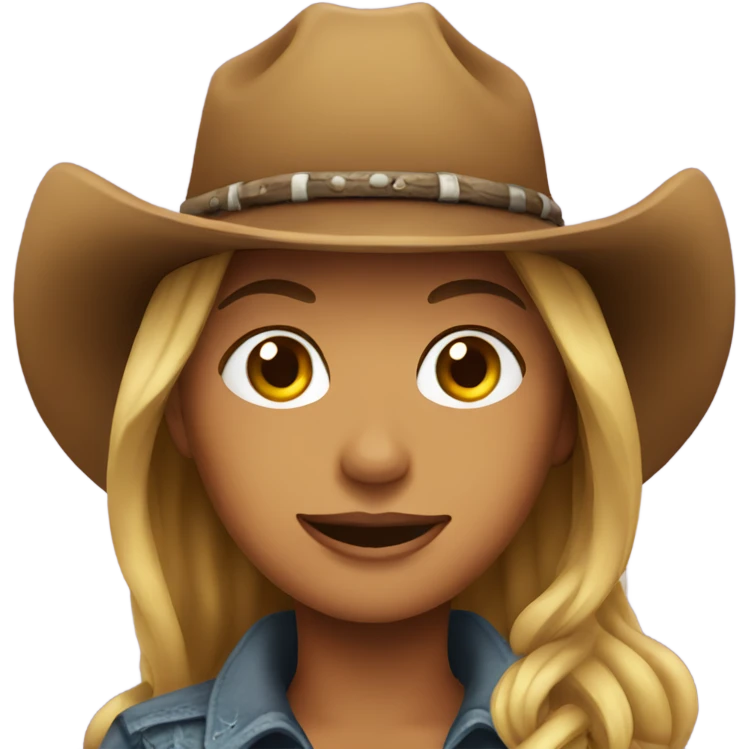 Cowgirl emoji