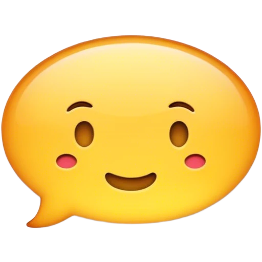 text bubble emoji