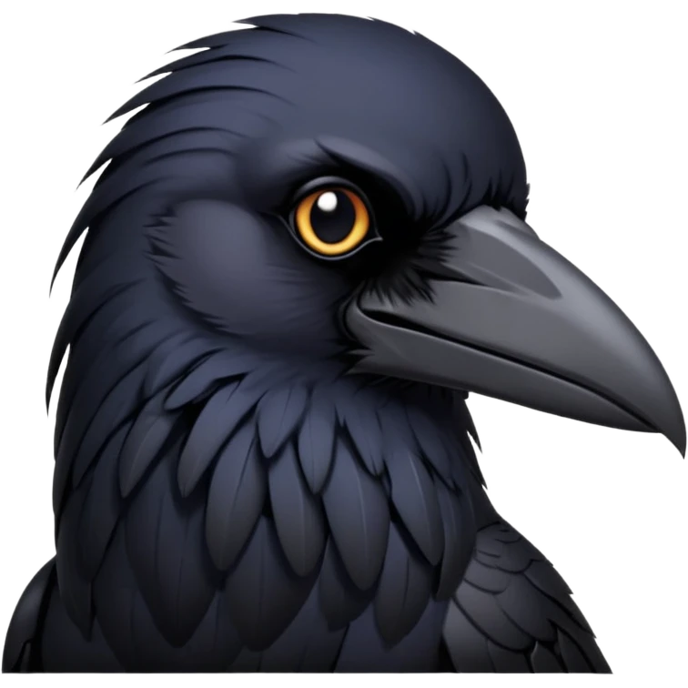 goth raven emoji