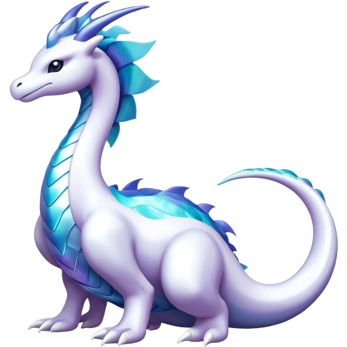 lugia-dragonair-suicune-hybrid, full body emoji