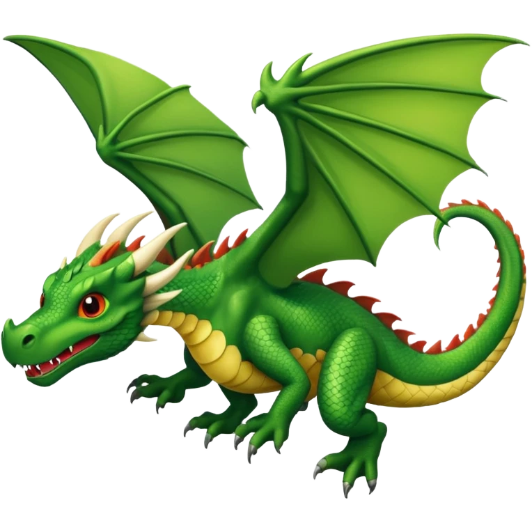 a dragon flying emoji