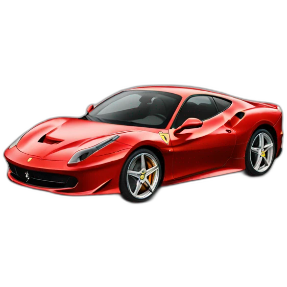 fast ferrari car emoji
