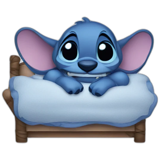 Sleeping stitch disney emoji