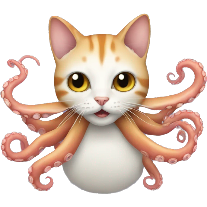 cat+ octopus hybrid  emoji