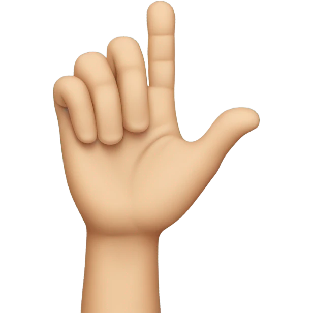 hand in air emoji