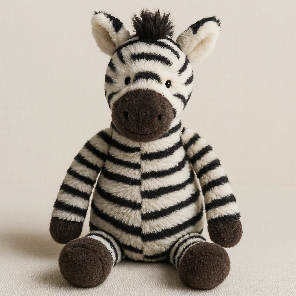 zebra jellycat stuffed plushie emoji