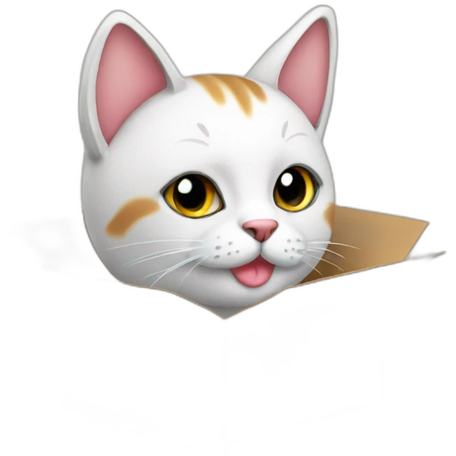 cat gift box emoji