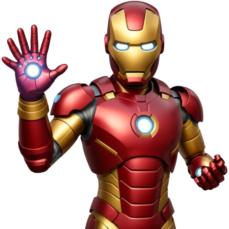 create an ironman with the infinity gauntlet emoji emoji