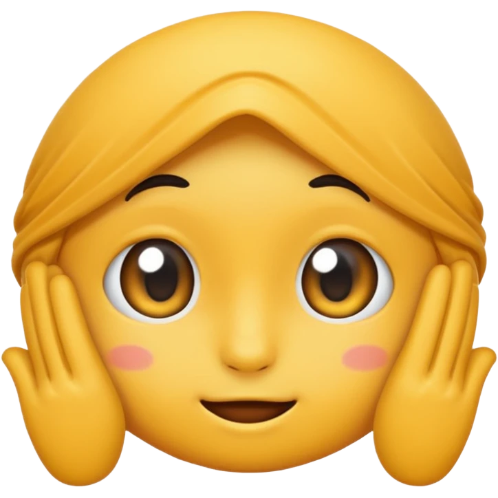 Shy emoji