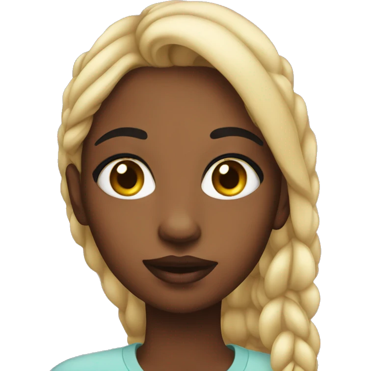 girl doing makeup  emoji