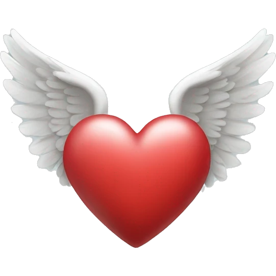 heart with angel wings emoji
