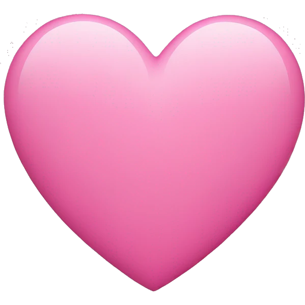 pink love heart emoji
