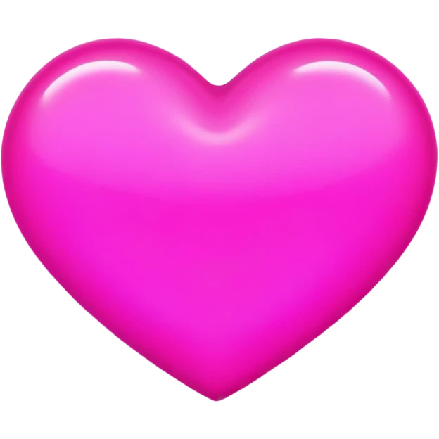 neon heart emoji