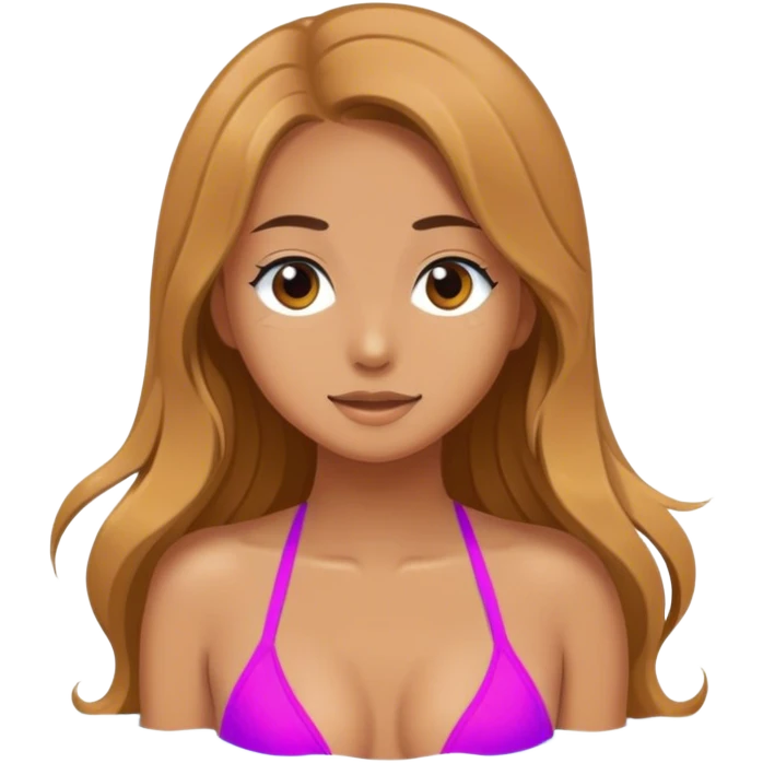 Hot girl in one piece swimsuit emoji