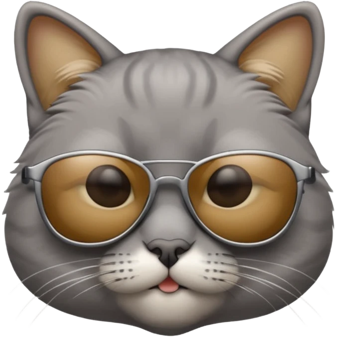 Cat wearing sunglasses emoji