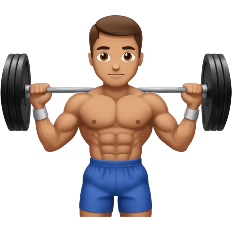 man lifting weights

 emoji