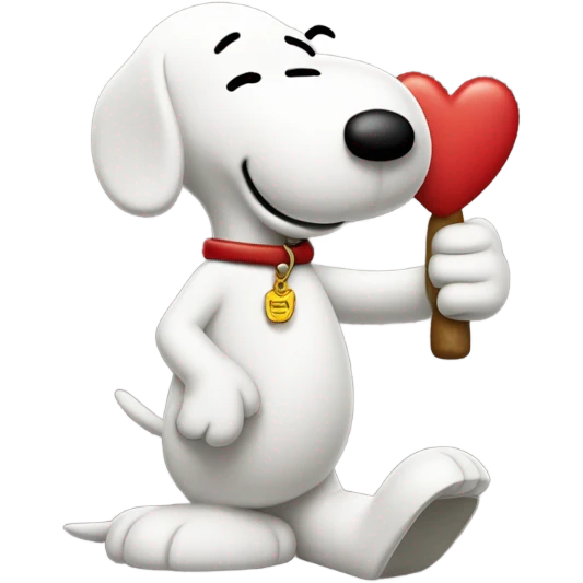 Snoopy sacando el dedo   emoji