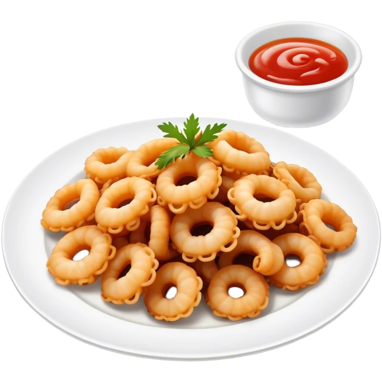 Fried squid Greek snack emoji