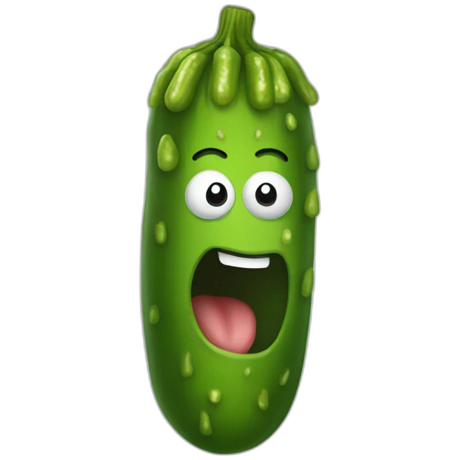 green-pickle emoji