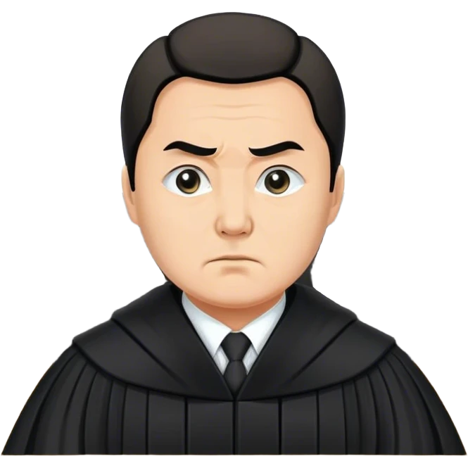 portrait of kazakhstan judge photorealistic emoji