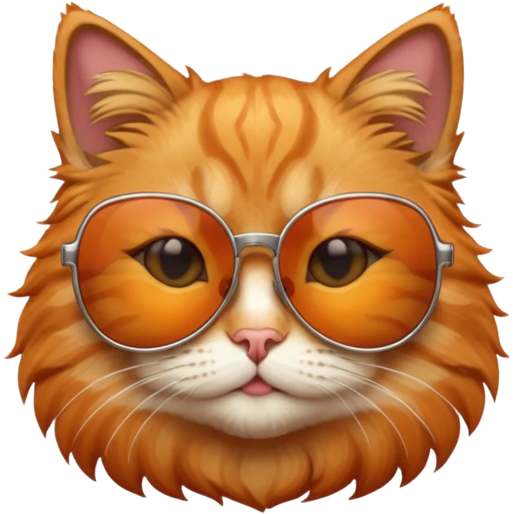 Cat wearing sunglasses emoji